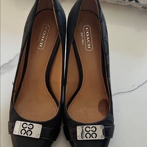 Coach Whitney Black Women's Heels